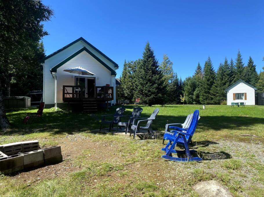 Le Jazz- Chalet Rustique/Chic Avec Spa Notre-Dame-Des-Bois Exterior foto