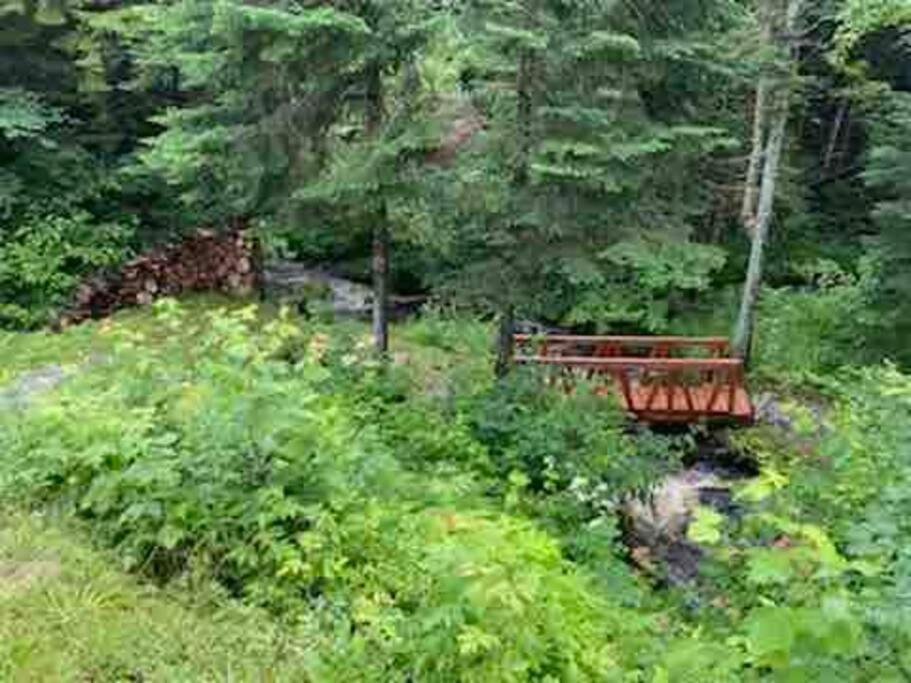 Le Jazz- Chalet Rustique/Chic Avec Spa Notre-Dame-Des-Bois Exterior foto